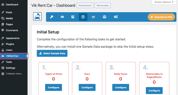 Adding a car rental system to your WordPress website