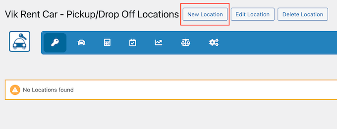Registering locations for your online business website
