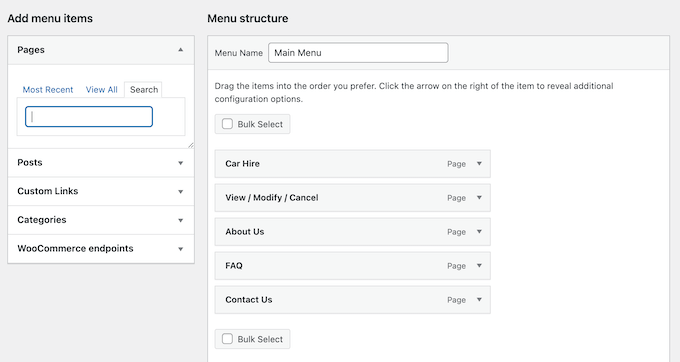 How to add a navigation menu to your WordPress website