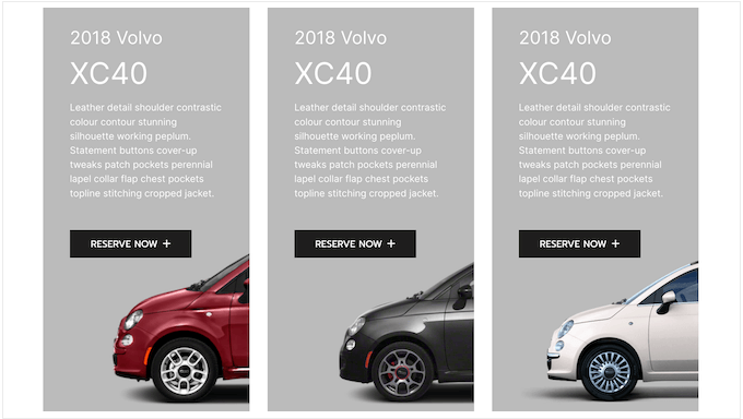 Creating a vehicle rental website with SeedProd