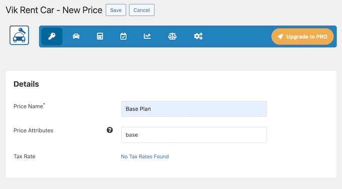 Adding pricing tiers to your vehicle rental system