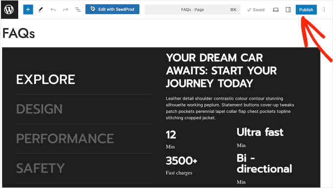 How to add pages to your car rental website