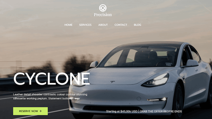 How to build a car rental website using SeedProd