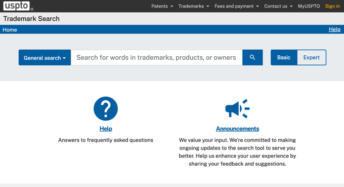 Trademark Search