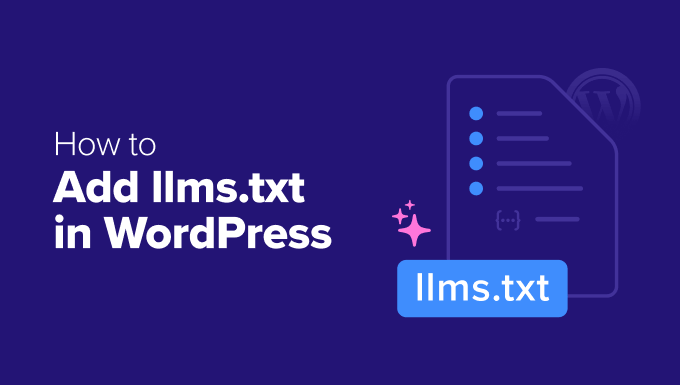 How to add llms.txt in WordPress