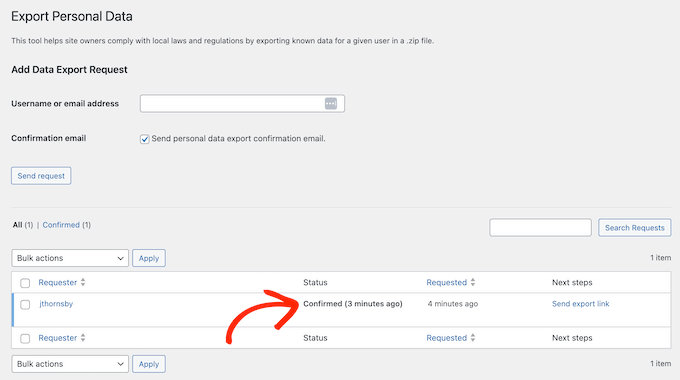How to comply with important privacy laws by exporting their personal data 