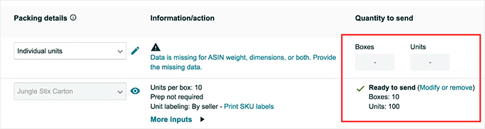 Click the Ready to Send button