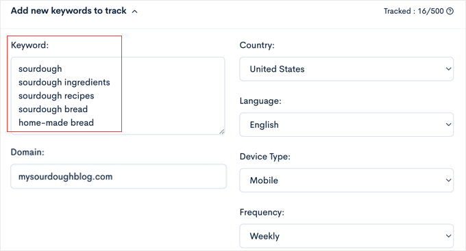 LowFruits Bulk SERP Tracker