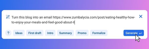 AI writing assistant prompt