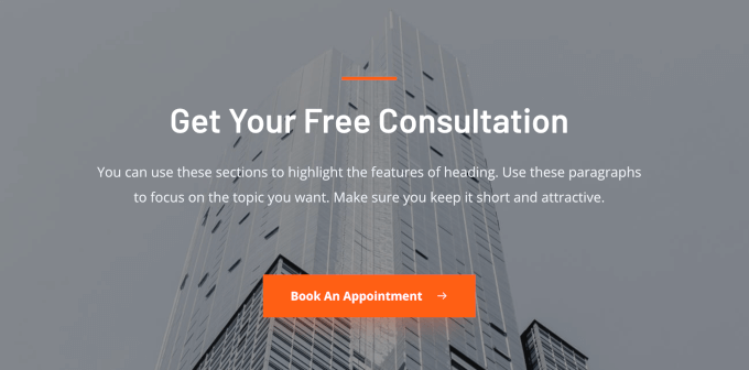 Astra's Book an Appointment CTA