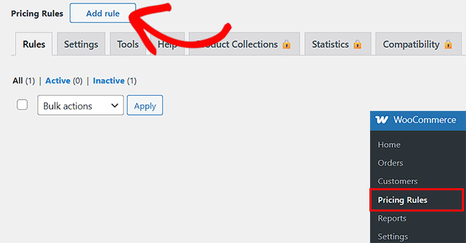 Click the Add Rule button