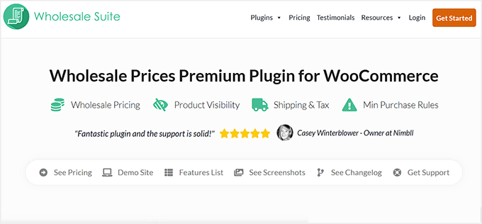 Wholesale Prices plugin